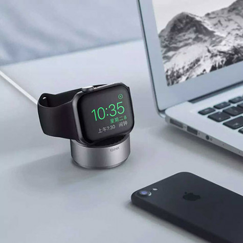 IQUNIX Candy Wireless Charger Base for Apple Watch Black